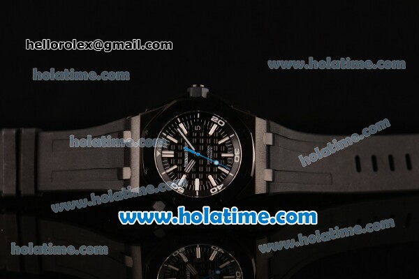 Audemars Piguet Black-Out Offshore Diver Miyota 9015 Ceramic Bezel Black Dial 1:1 Original (Z) - Click Image to Close